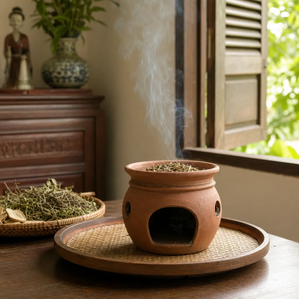 Lưu ý an toàn khi xông nhà bằng bồ kết - thông thoáng và dùng đúng liều lượng