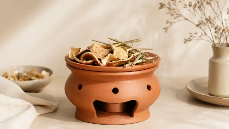 Bếp xông thảo mộc Nến Phương Lâm - thanh lọc không khí, thư giãn tinh thần