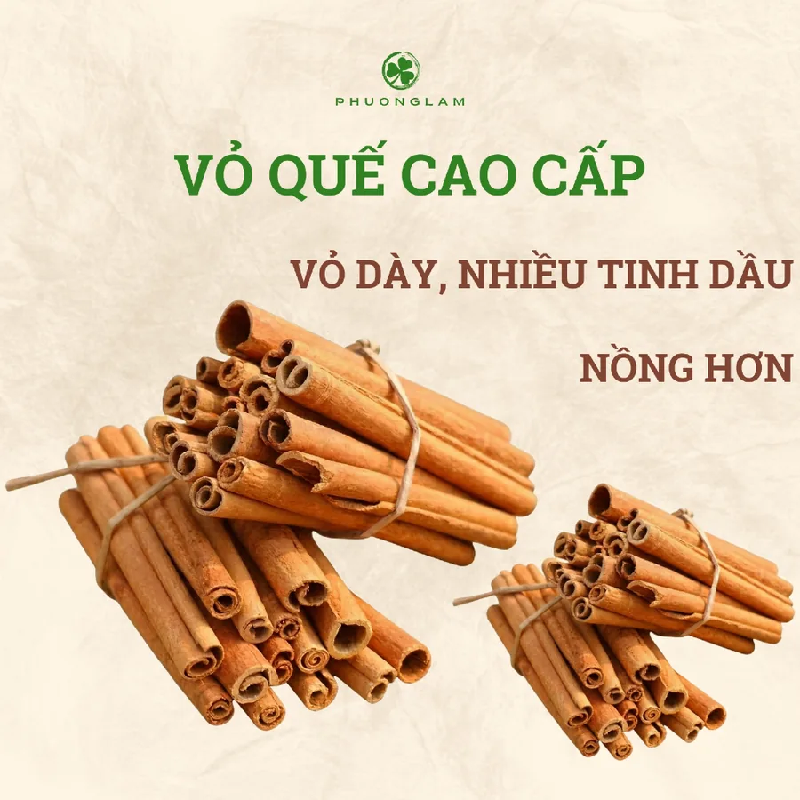 Quế thanh xuất khẩu Yên Bái nấu ăn pha trà thơm đậm tự nhiên