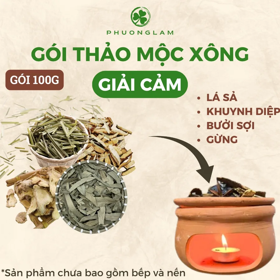 Thảo mộc giảm cảm xông hơi dễ chịu thanh lọc không khí