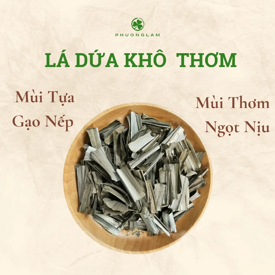 Lá dứa khô tự nhiên xông nhà thơm dịu thanh lọc không gian