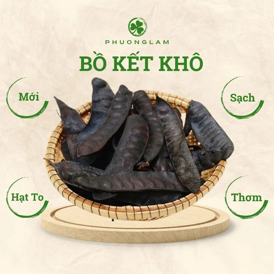 Bồ kết khô gội đầu xông nhà khử mùi thơm tự nhiên