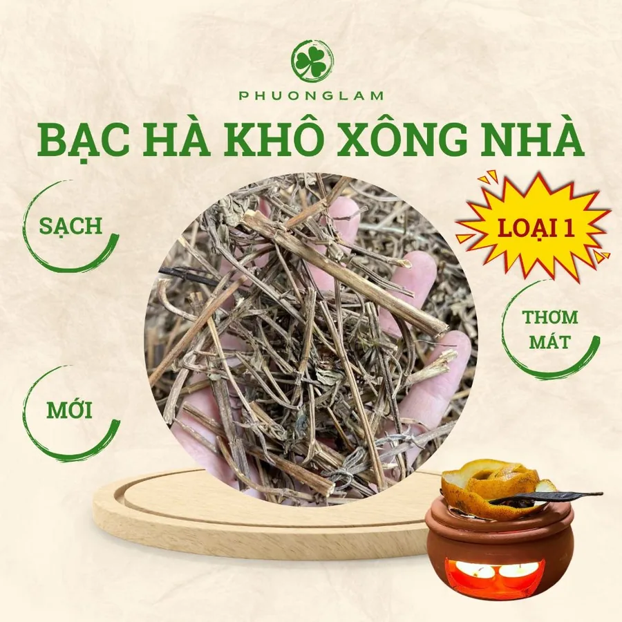 Bạc hà khô xông nhà thanh lọc không khí xua côn trùng