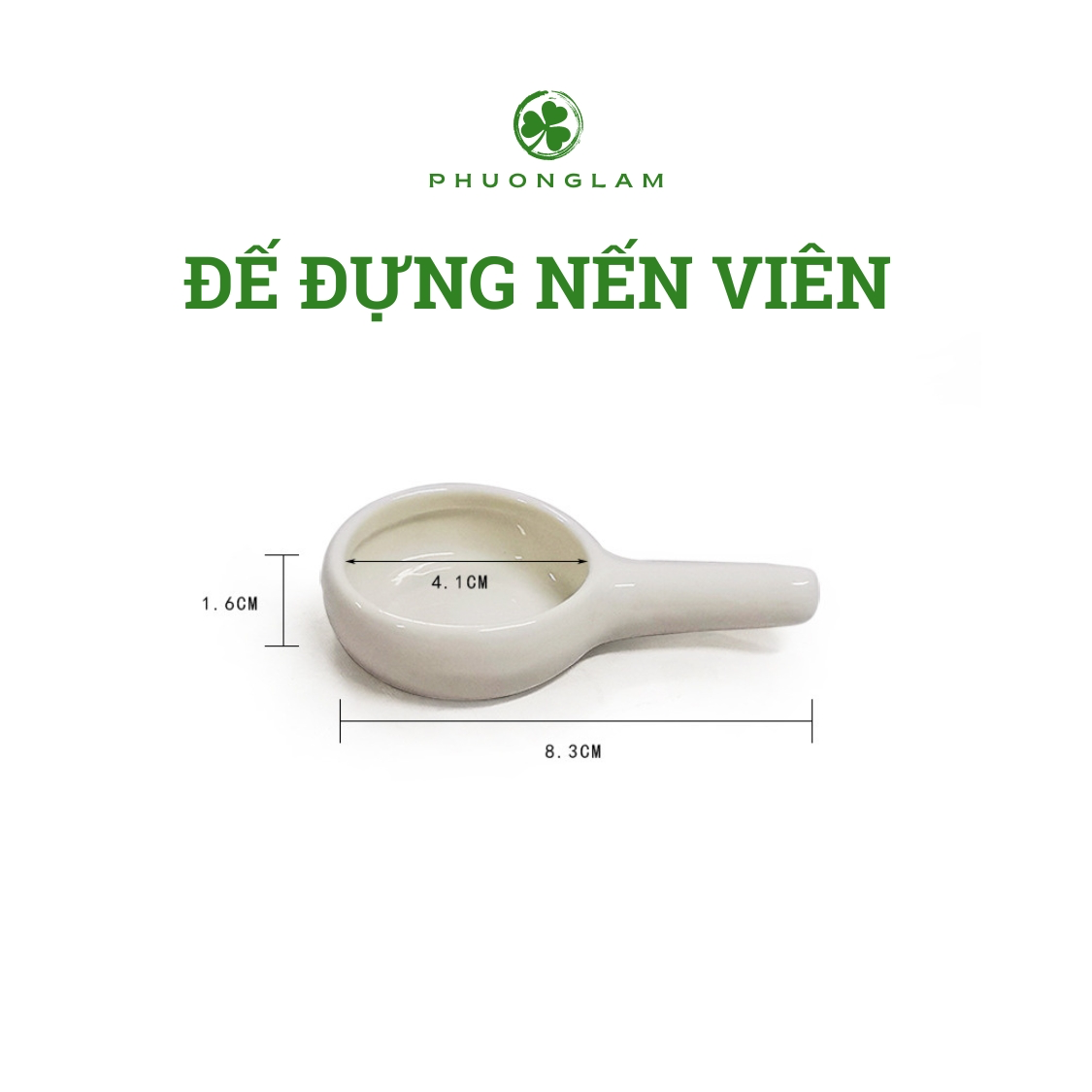 Đế đựng nến tealight dùng xông tinh dầu thảo mộc
